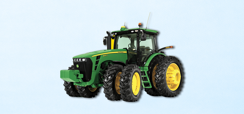 John Deer on Blue Faux PROOF